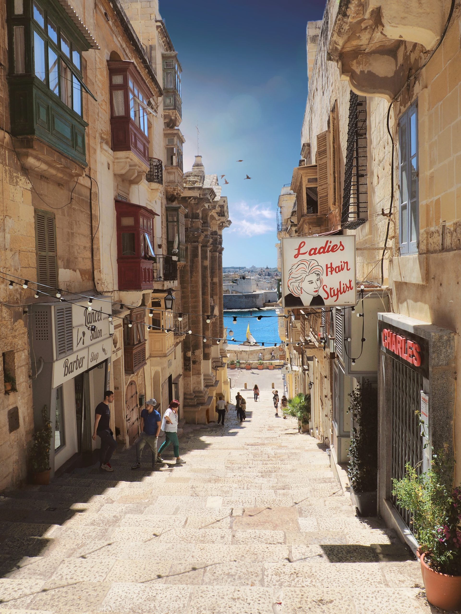 Valletta Streets in Malta